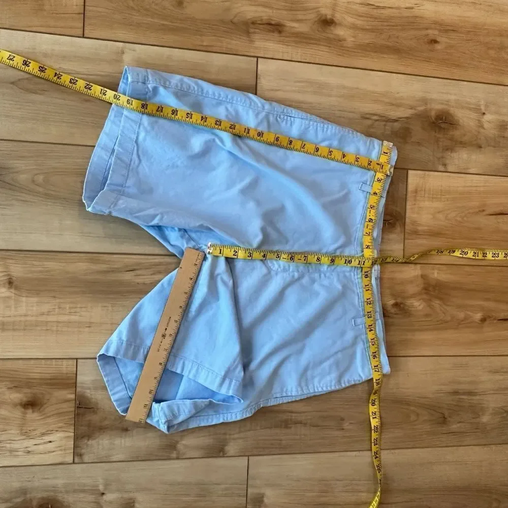 Saddlebred Men's Cotton Chino Walking Shorts Blue Size 36”
